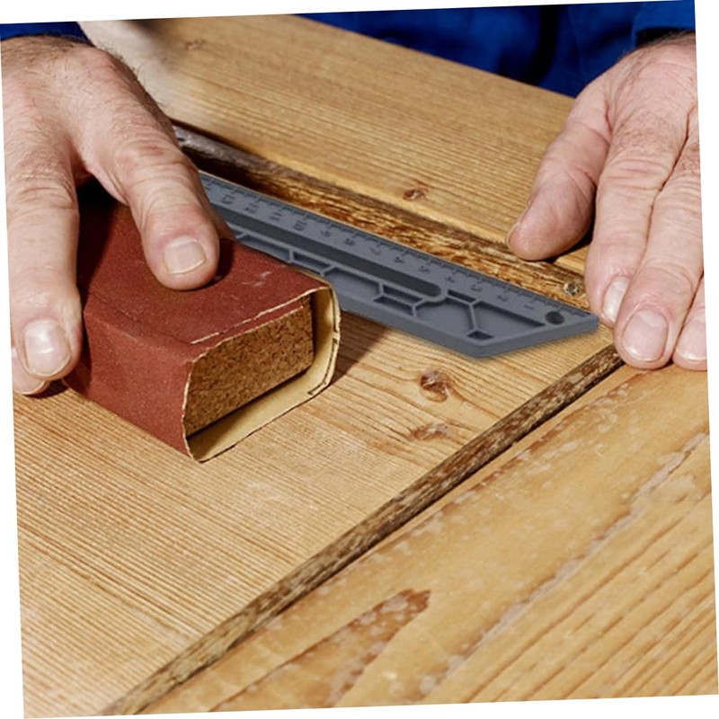 ORFOFE Finder Ruler Corner Protractor Lockable Angle Finder Metal Gauge