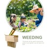 DOITOOL Weeding Wire Brush with Scraper Tools, Moss Removal Deck