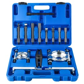 weyleity Heavy Duty 5-Ton Bearing Puller Set | 14PCS Wheel Hub Axle Puller Kit, 2" and 3" Splitters Gear Removal Tool, Bearing Separator Puller Kit for Automotive Repair