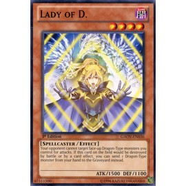 Yu-Gi-Oh! - Lady of D. (GAOV-EN036) - Galactic Overlord - 1st Edition - Common