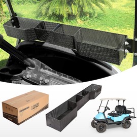 10L0L Golf Cart Front Inner Storage Basket for Club Car Precedent and Club Car DS 2000-UP Models, Large Compartments Dashboard Front Storage Tray Organizer