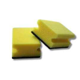 Handle Sponge Yellow, Kitchen Sponge, Pot Sponge, Cleaning Sponge for Daily Needs (Pack of 14)