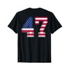 47 Birthday Shirt USA Flag Sports Team Jersey Back Number