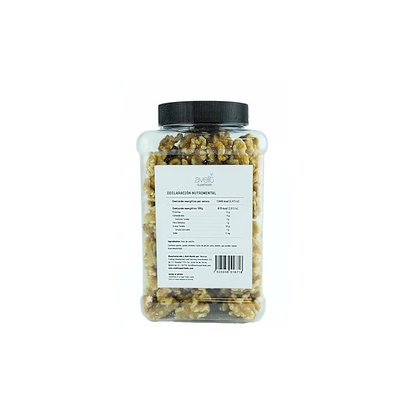 Avelit Superfoods Nuez de Castilla 230g Natural Sin Azúcar Sin