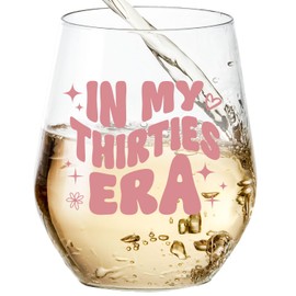 30th Birthday Gifts For Women Friends - In My 30s Era Wine Glass | Funny Birthday Gifts for Her | In My Thirties Decorations | 30 Year Old Present For Her, Sister, Daughter | Wine Tumbler - 15 Oz
