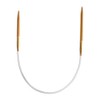 Seeknit Circular Knitting Needles, Bamboo, Brown, 23 cm x 3.5