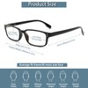 Kerecsen 6-Pack Reading Glasses Blue Light Blocking,Spring Hinge Readers for