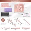 RELATO Eyebrow Set, 6 Pieces, 24 Types of Templates, Instruction