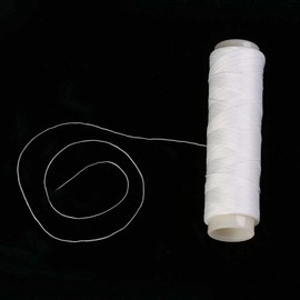 White Fishing Bait Thread Stretchy Fishing Line Fishing Thread Nylon Elastic Invisible Magic Fishing Line Clear Fishing String Fishing Tool Accessories Magic Thread for Fishing