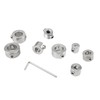 8-piece drill depth stop set, drill depth limiter limit the