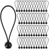 50PCS Ball Bungee Cords Heavy Duty Canopy Tarp Tie Downs,