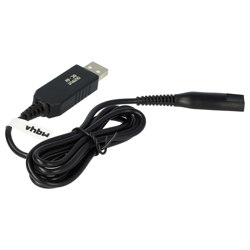 vhbw Charging Cable Compatible with Braun Multi Grooming Kit MGK