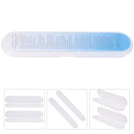 Pack of 2 Housing Fever Thermometer Storage Box Plastic Thermometer Case Box for Home Travel Children Adults 14.5 x 3 x 1.5 cm