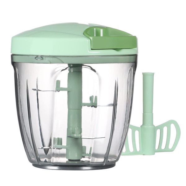 Cambom Manual Food Chopper Vegetable Cutter, Hand String Vegetable Chopper