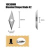 SWONVI 8pcs Carbide Lathe Tools Carbide Inserts For Wood Lathe