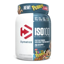 Suplemento Dymatize Whey ISO-100 en Polvo Sabor Fruity Pebbles 640g                                                                                   