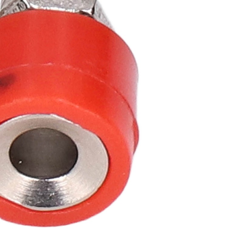 100Pcs 4mm Banana Plug Socket Binding Post Cross Connector Plug