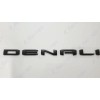 GMC 1pc Matte Black Rear DENALI Emblems Letters Fit 2021-2023