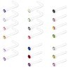 Crdifu Pack of 20 Nose Piercing Studs Retainer Nose Studs