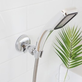 Bathroom one-touch suction angle-adjustable moving dog shower Holder 3ea