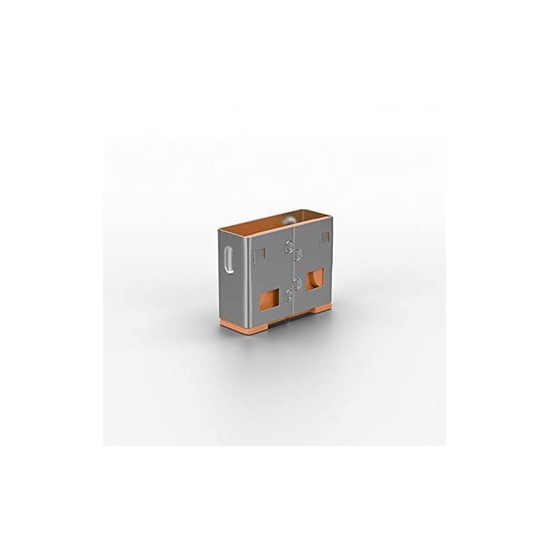 Lindy USB Port Blocker - Pack of 10 - Orange