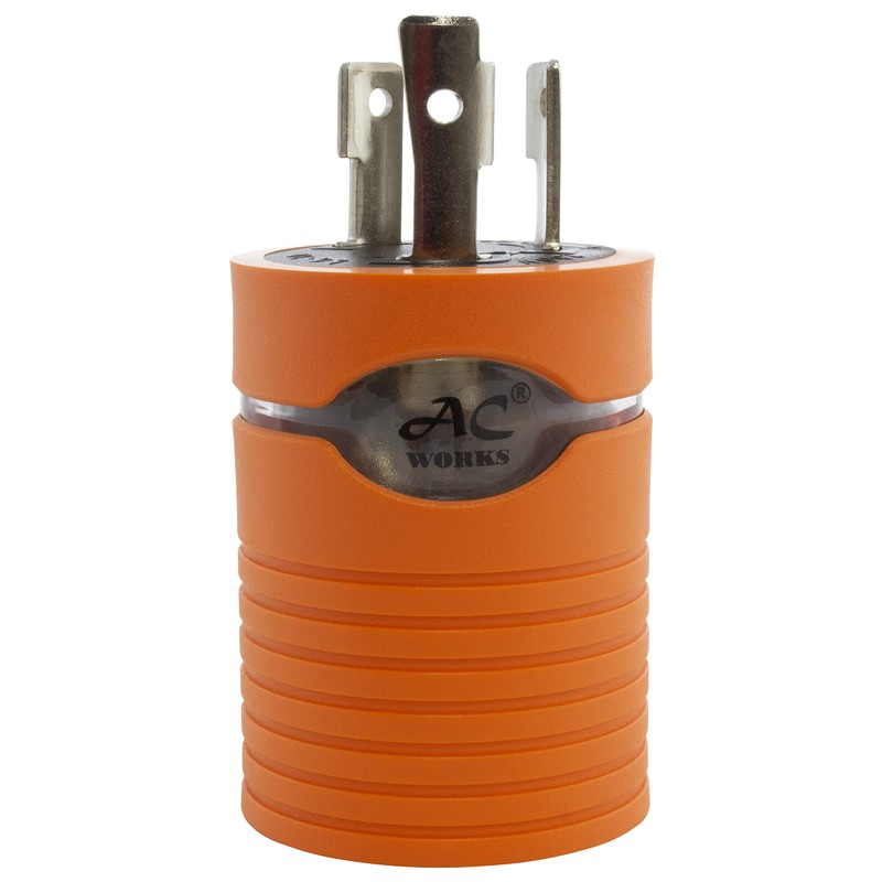AC WORKS [ADL630L620] Plug Adapter L6-30P 30Amp 250Volt Male Plug