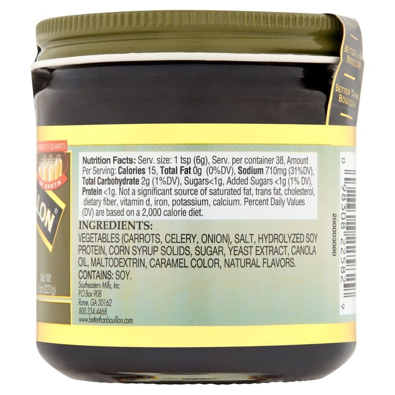 Better Than Bouillon Vegetarian No Beef Base, Made with Seasoned