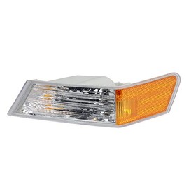 HERCOO Front Turn Signal Light Lamp Cover Compatible with Jeep Patriot Compass 2007 2008 2009 2010 2011 Marker Corner Light Lamp Lens, Pack of 1