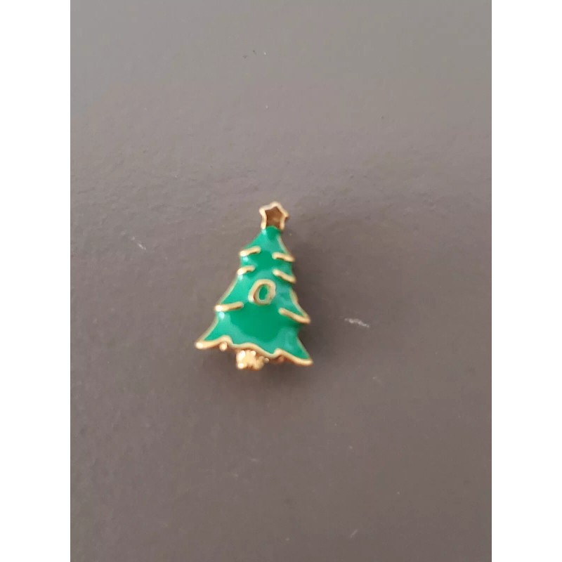 Origami Owl Charm HOLIDAY (new) PASTEL CHRISTMAS TREE CHARM -