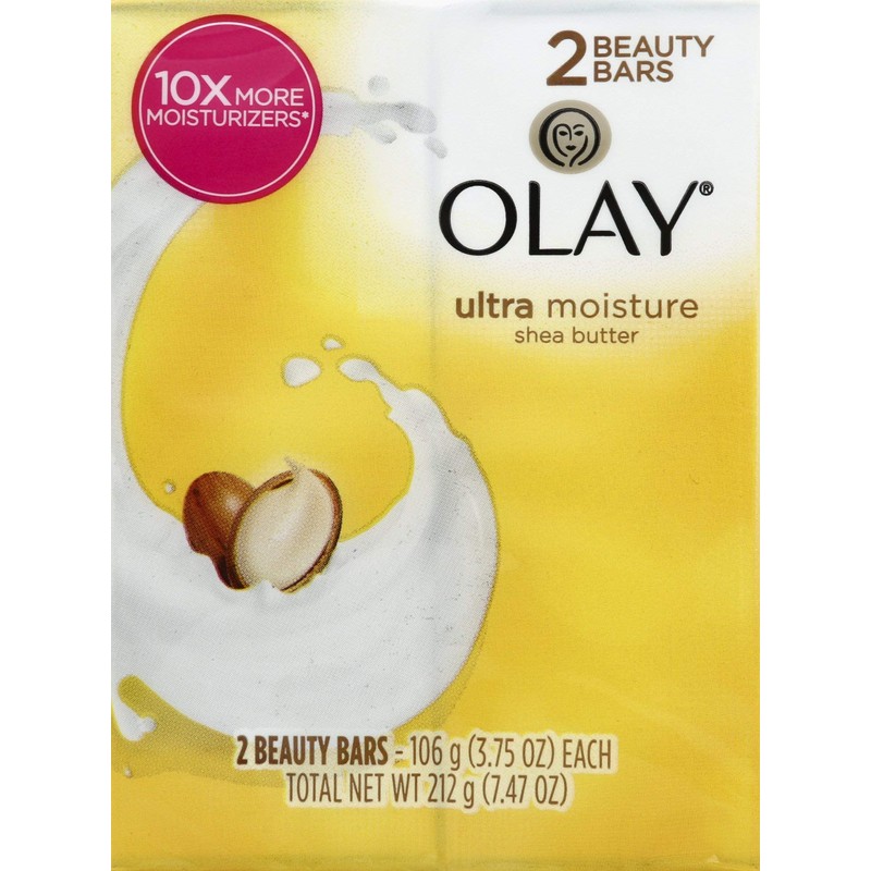 Olay Outlast Ultra Moisture Shea Butter Beauty Bar, 7.52 Ounce,