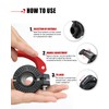 ZY-HUAN Barbell Clips 1 inch Barbell Clamps 0.9-1.18inch Quick Release