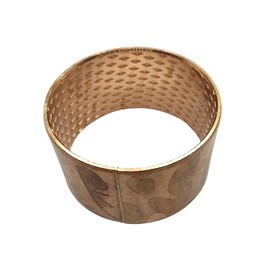 Plain Bearing Bushing 35 mm x 39 mm x 30 mm | Bronze Plain Bearing with Inner Lubrication (Lubrication Bags) | Bronze Plain Bearing 35 x 39 x 30 mm | Bronze - CuSn8 | Pack of 3