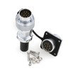 ZBLZGP WS20 Waterproof IP67 Aviation WEIPU Plug Socket M20 Square