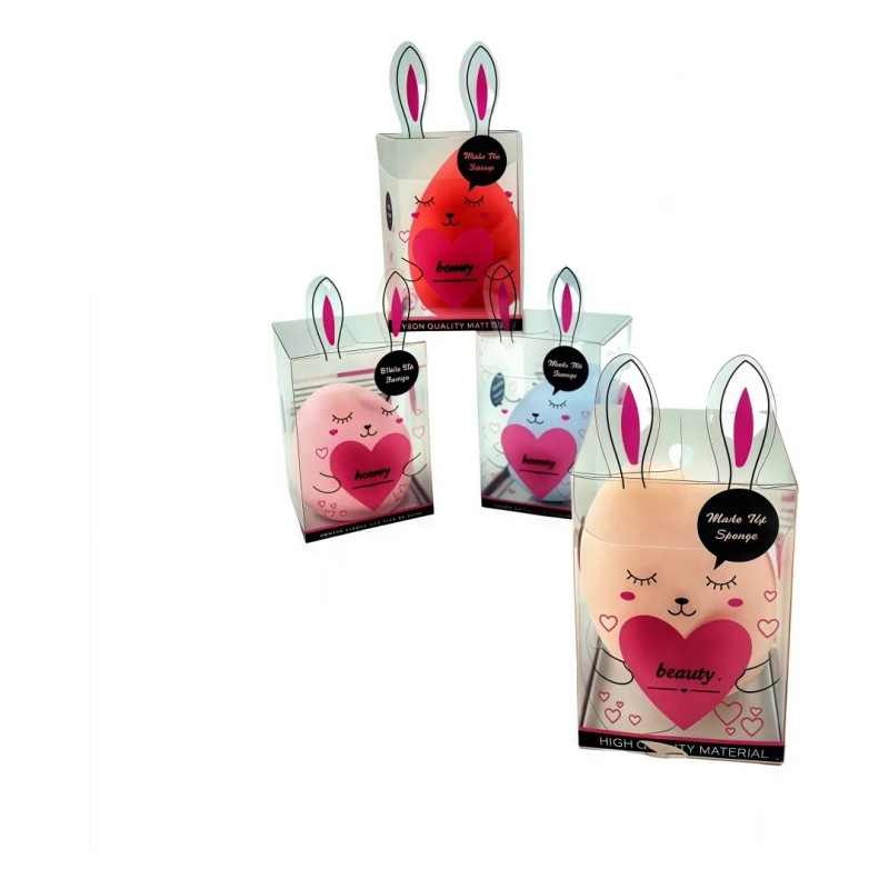 4 Esponjas De Maquillaje Beauty Blender En Estuche Bonito