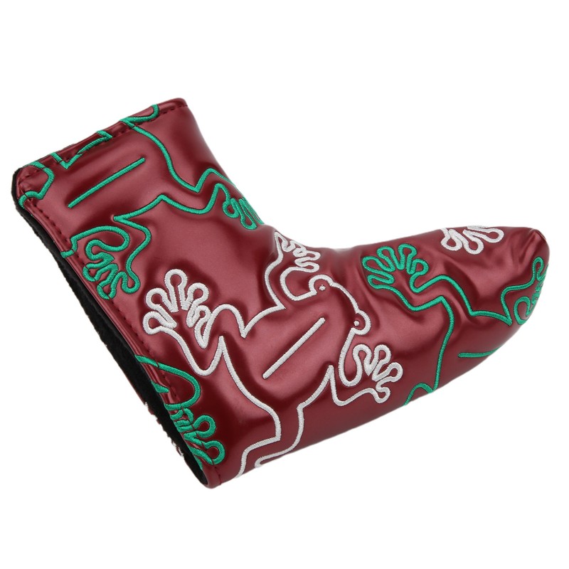 Golf Putter Headcover Embroidery Putters PU Protective Head Cover Magnetic