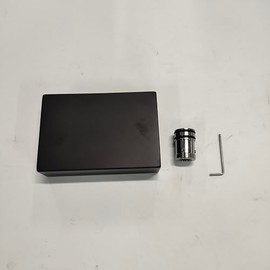 KES Shower Faucet Waterfull Bathtub Spout Matte Black, PTSN209-BK