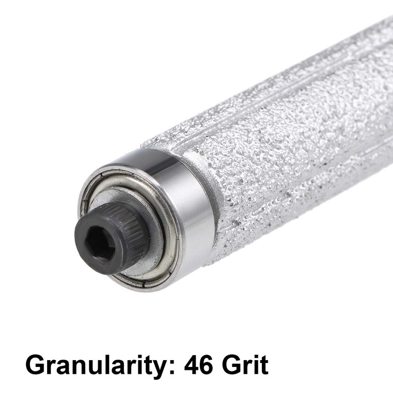 sourcing map 13.3mm Diamond Straight Router Bit Brazed Cylinder Profile
