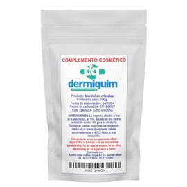 Mentol el Cristales 100% puro orgánico natural calidad Spa en bolsa resellable de 100 gramos