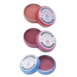 C.O. Bigelow - Bálsamo labial multiusos para mujeres u hombres, lata de 8 onzas, paquete de 3