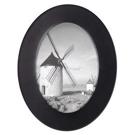 Malden Classic Oval Black Wood Picture Frame, 5 by 7-Inch