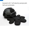 MICH Tactical Helmets with Detachable Face Mask Goggles for Airsoft,
