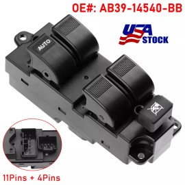 Unbranded AB39-14540-BB Power Window Switch Front Left For Ford Ranger Mazda BT50 4 DOOR
