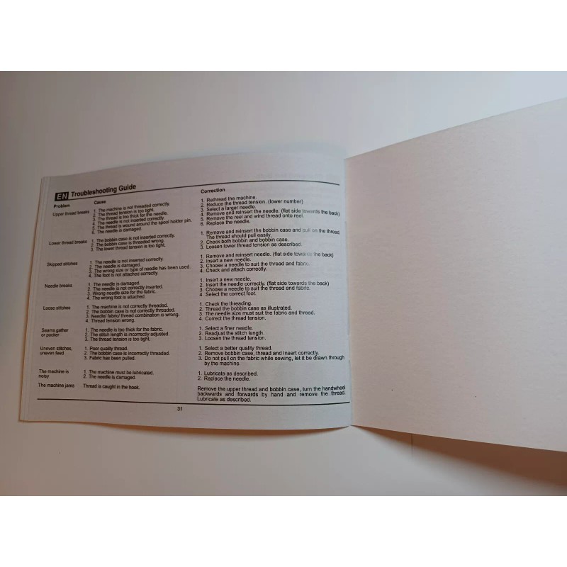 Singer 3232 Sewing Machine Manual Reproduction