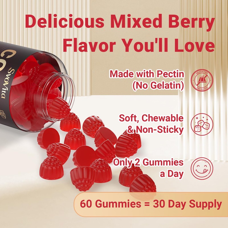 CoQ10 Gummies 300mg - Co Q 10 Supplement with Beet