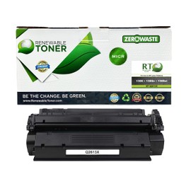Renewable Toner Compatible MICR Cartridge Replacement for HP 13X Q2613X Laser Printers 1300 1300n 1300xi (High Yield)