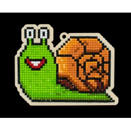 Crafting Spark Snail CSw359 Crafting Spark Diamond Painting on Plywood Kit