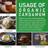 Jiva Organic Green Cardamom Pods Whole - Non-GMO, Premium Quality,