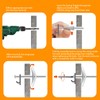 weideer 92Pcs Toggle Bolts 3/16" Heavy Duty Drywall Anchors and