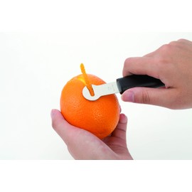 Endoshoji TKG BKTI901 Professional Kitchen Tool, Lemon Peeler with Polypropylene Handle, Metal Part Stainless Steel
