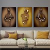 WADBTP Modern Art Metal Figure Canvas Painting Poster, Metal 3D